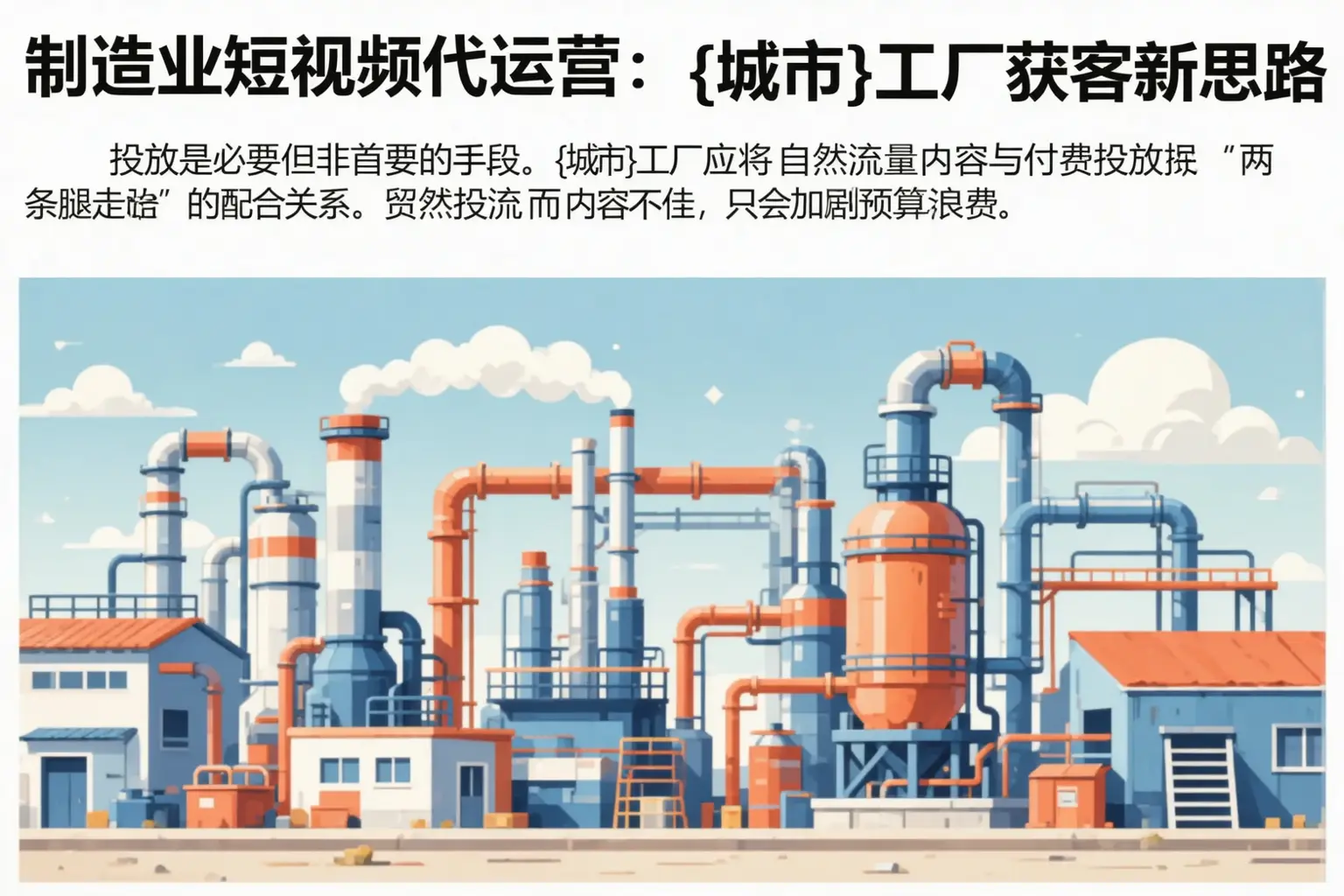 制造业短视频代运营：上饶工厂获客新思路