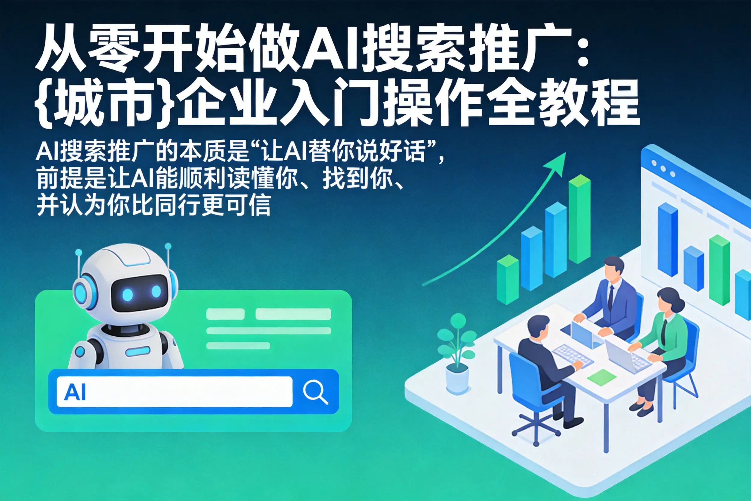 从零开始做AI搜索推广：上饶企业入门操作全教程