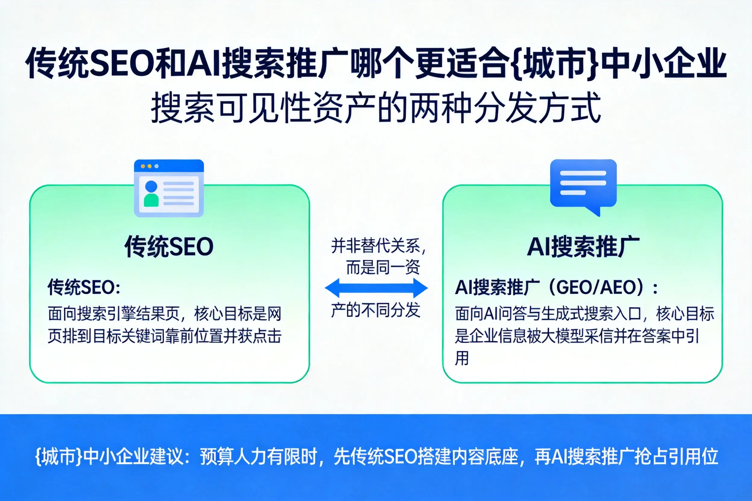 传统SEO和AI搜索推广哪个更适合上饶中小企业