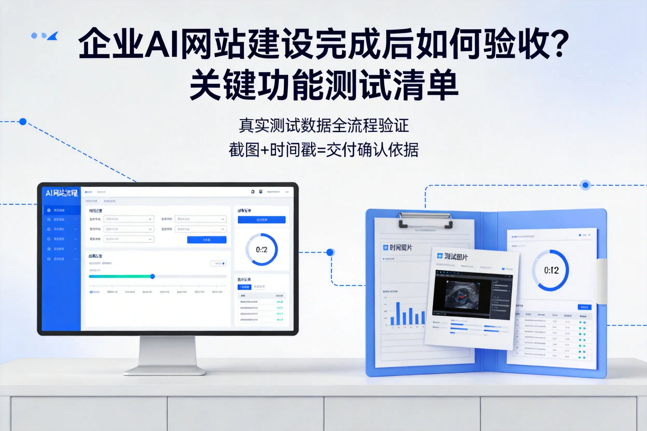 上饶企业AI网站建设完成后如何验收？关键功能测试清单
