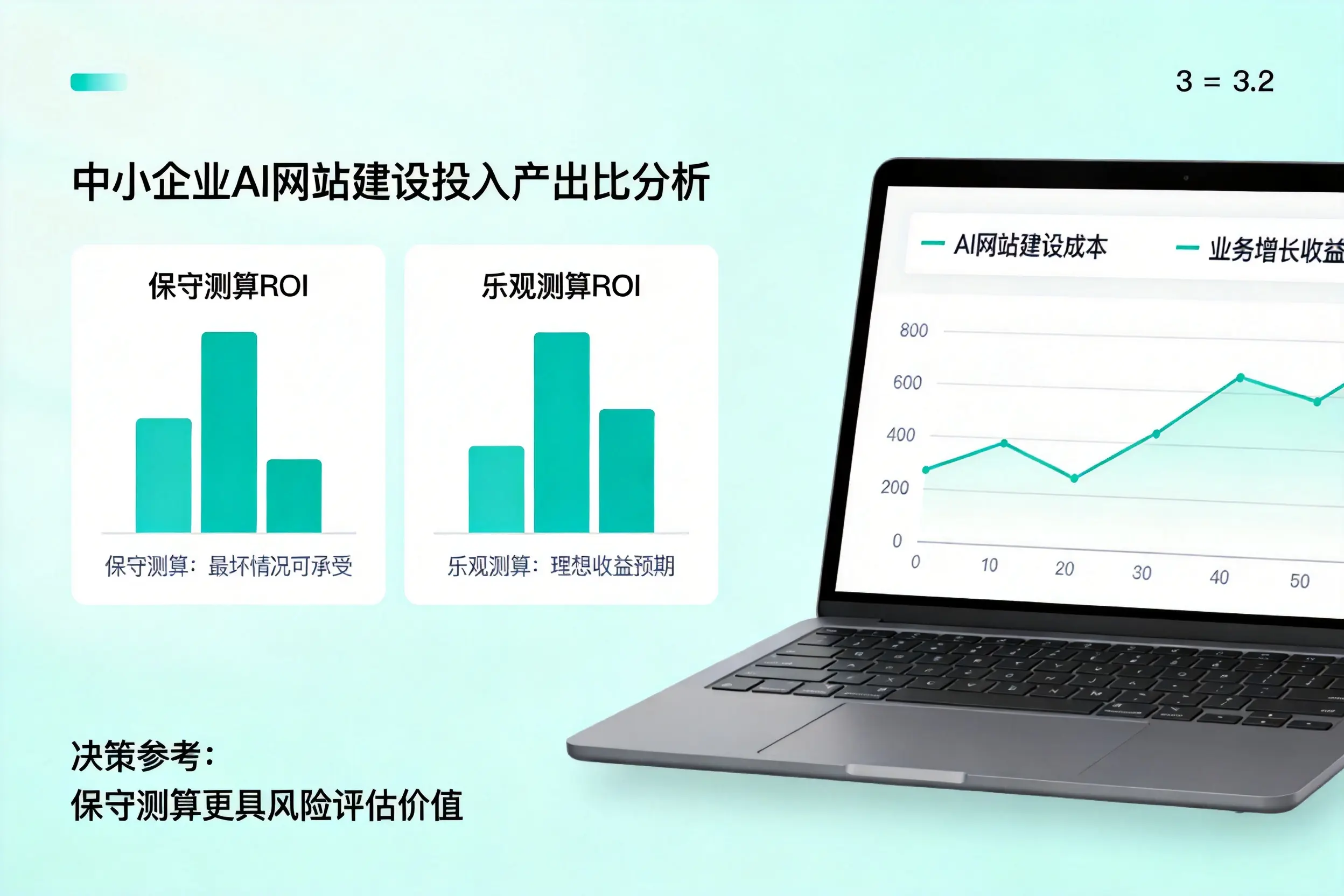 上饶中小企业AI网站建设投入产出比怎么算?先看这份分析