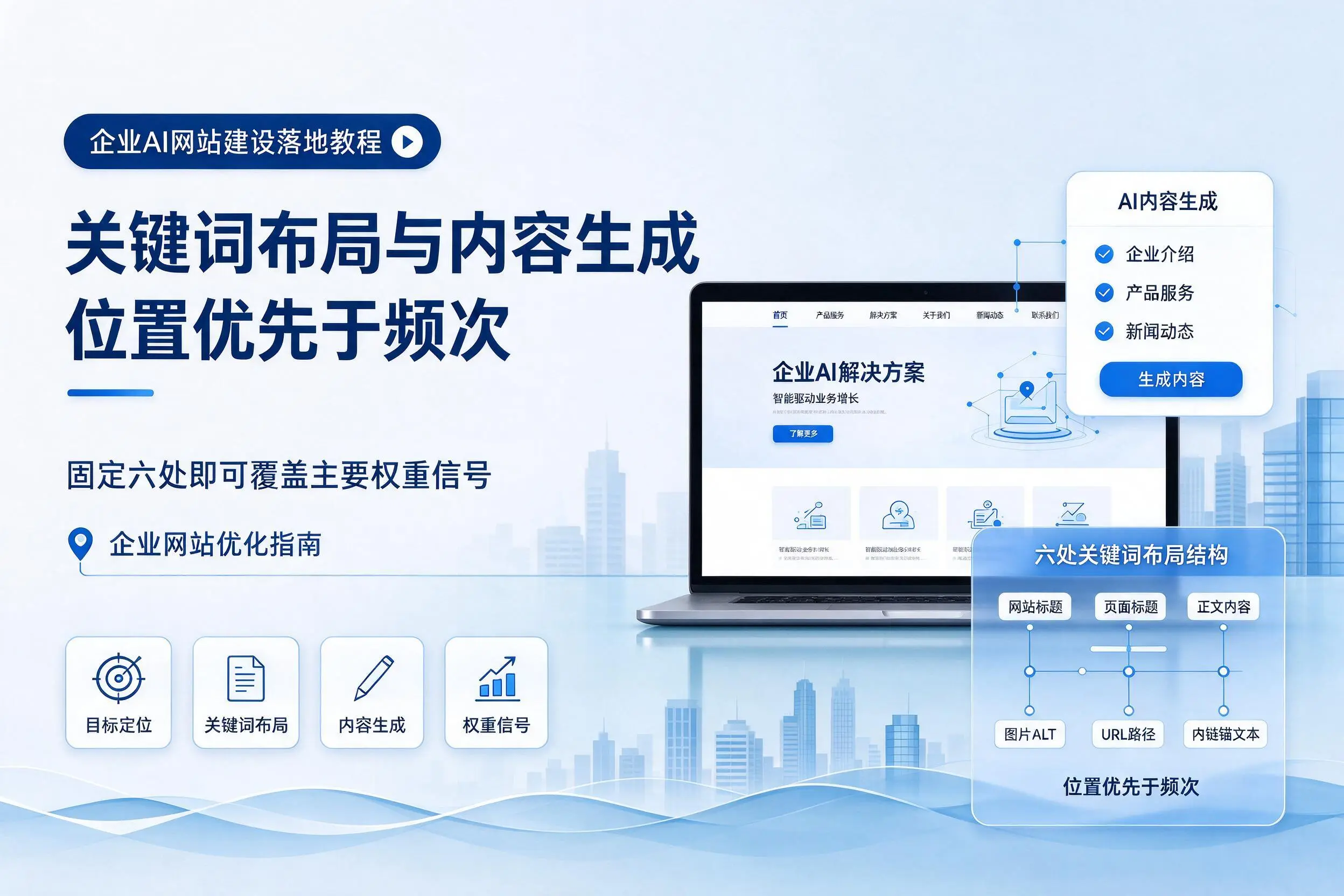 上饶企业AI网站建设落地教程：关键词布局与内容生成