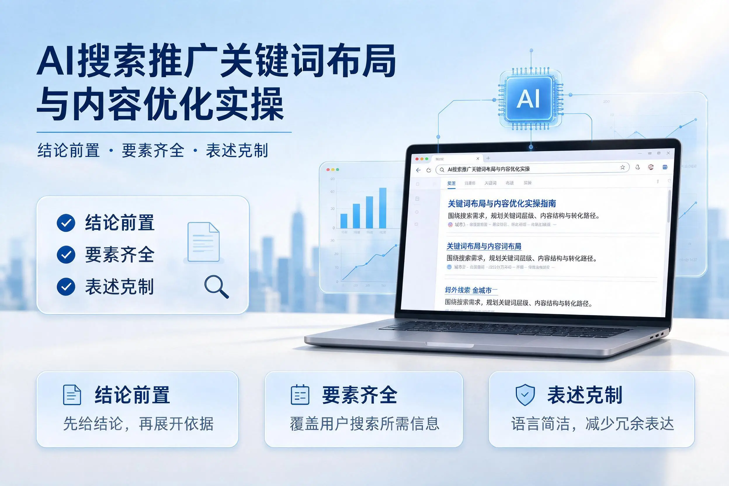 上饶AI搜索推广关键词布局与内容优化实操