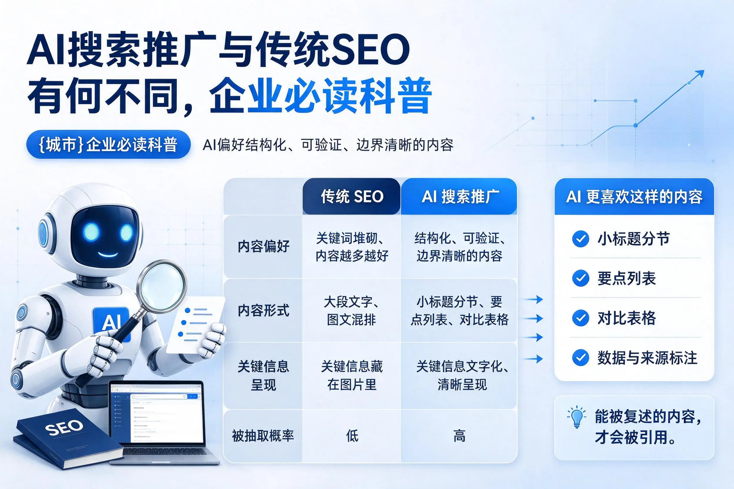 AI搜索推广与传统SEO有何不同，上饶企业必读科普